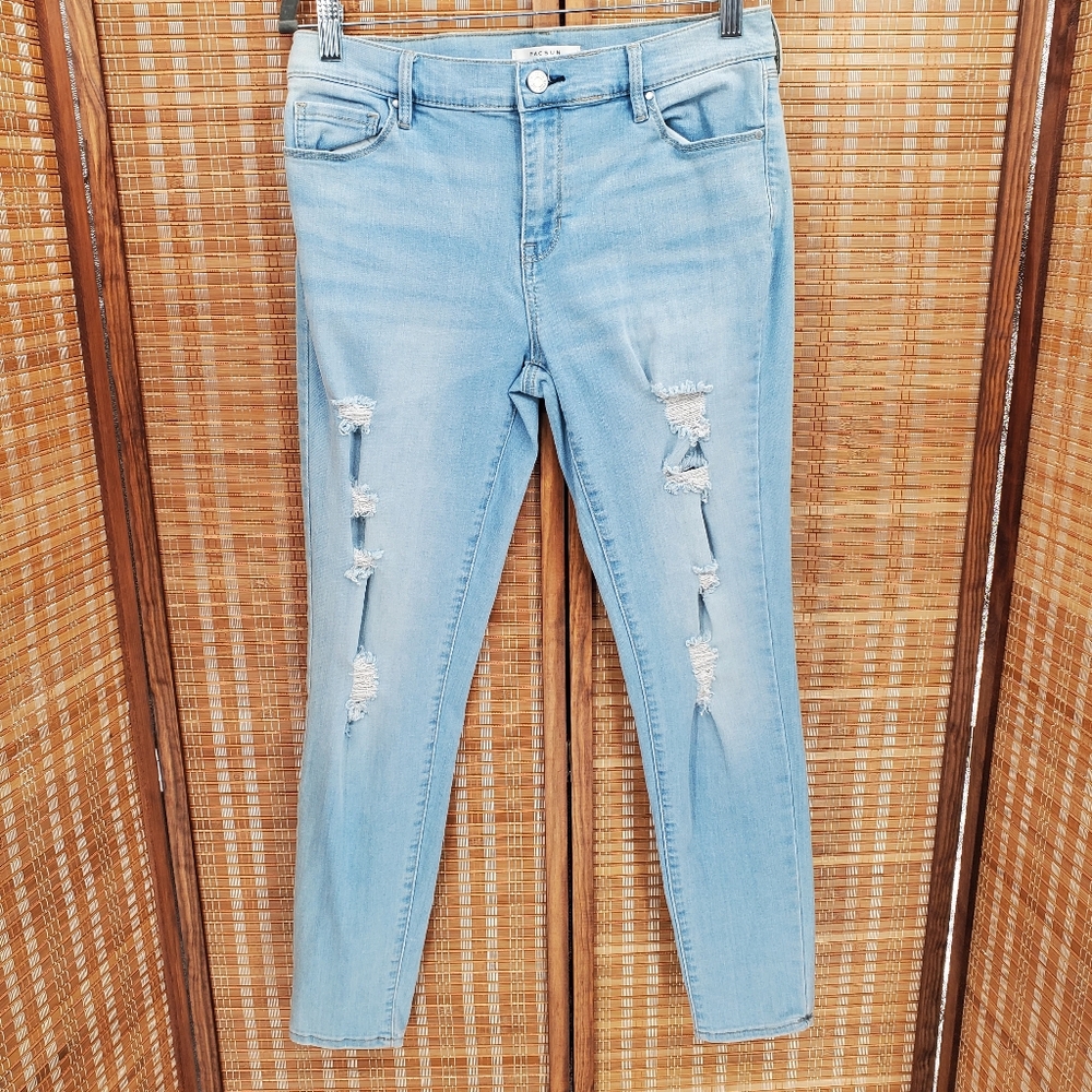 ◇ PacSun Perfect Fit Jegging Light Blue Size 28